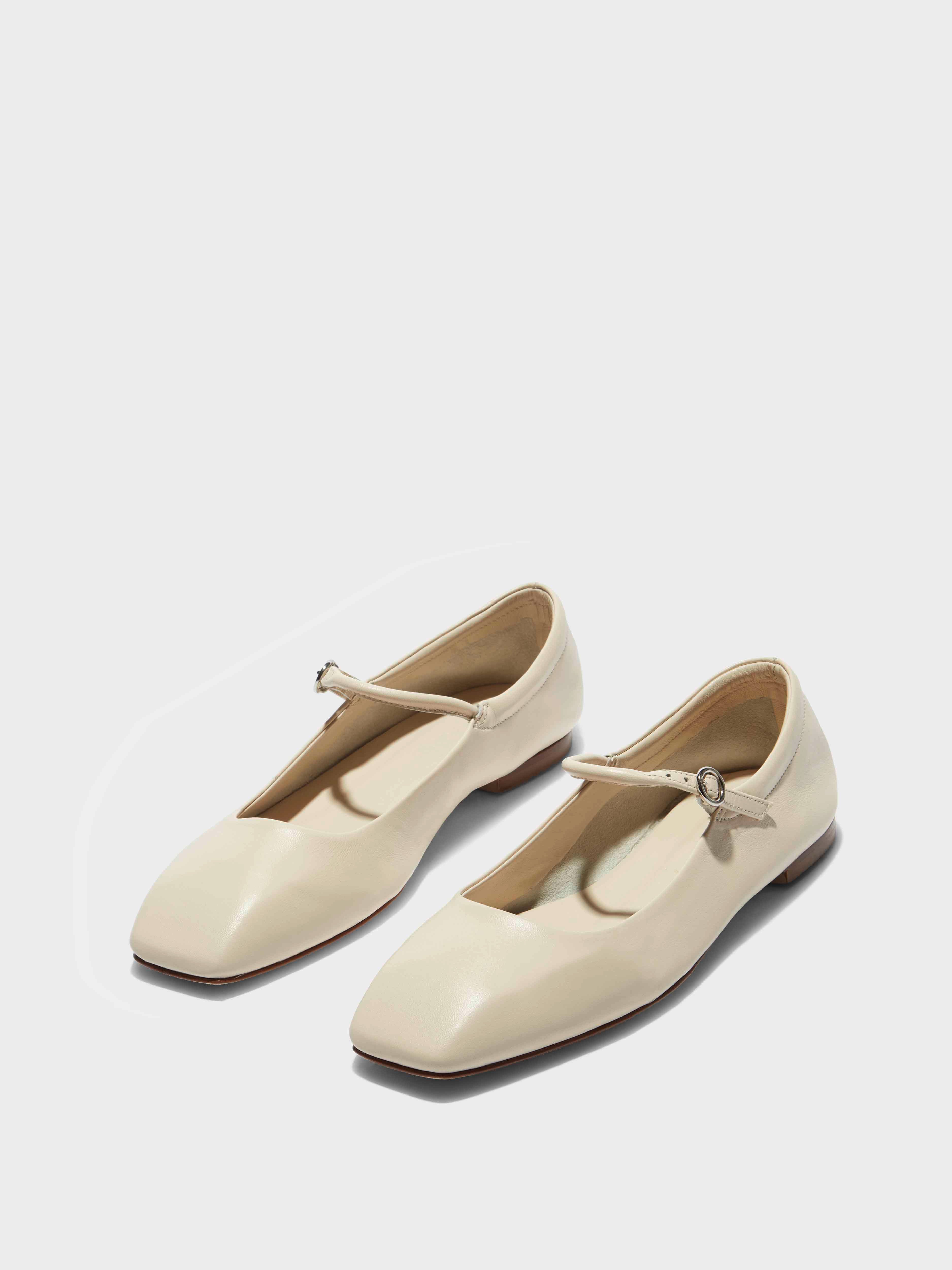 Aeyde | UMA Creamy Mary Jane Flat