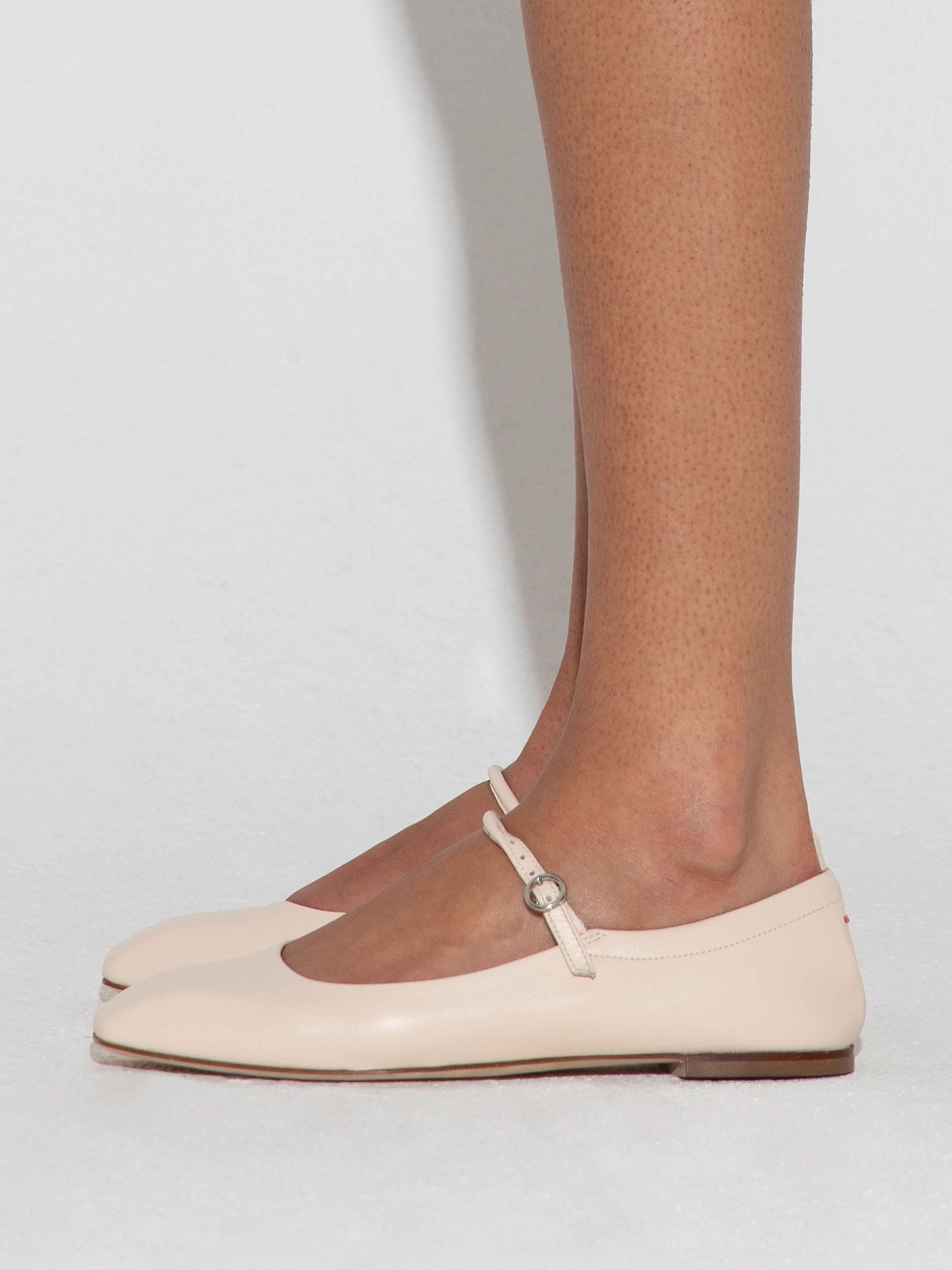 フラットシューズ Uma Ballerinas - Aeyde - Leather - Beige Aeyde Uma Leather Ballet Flats Beige Aeyde