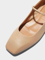 Uma Leather Mary-Jane Flats - Image 3