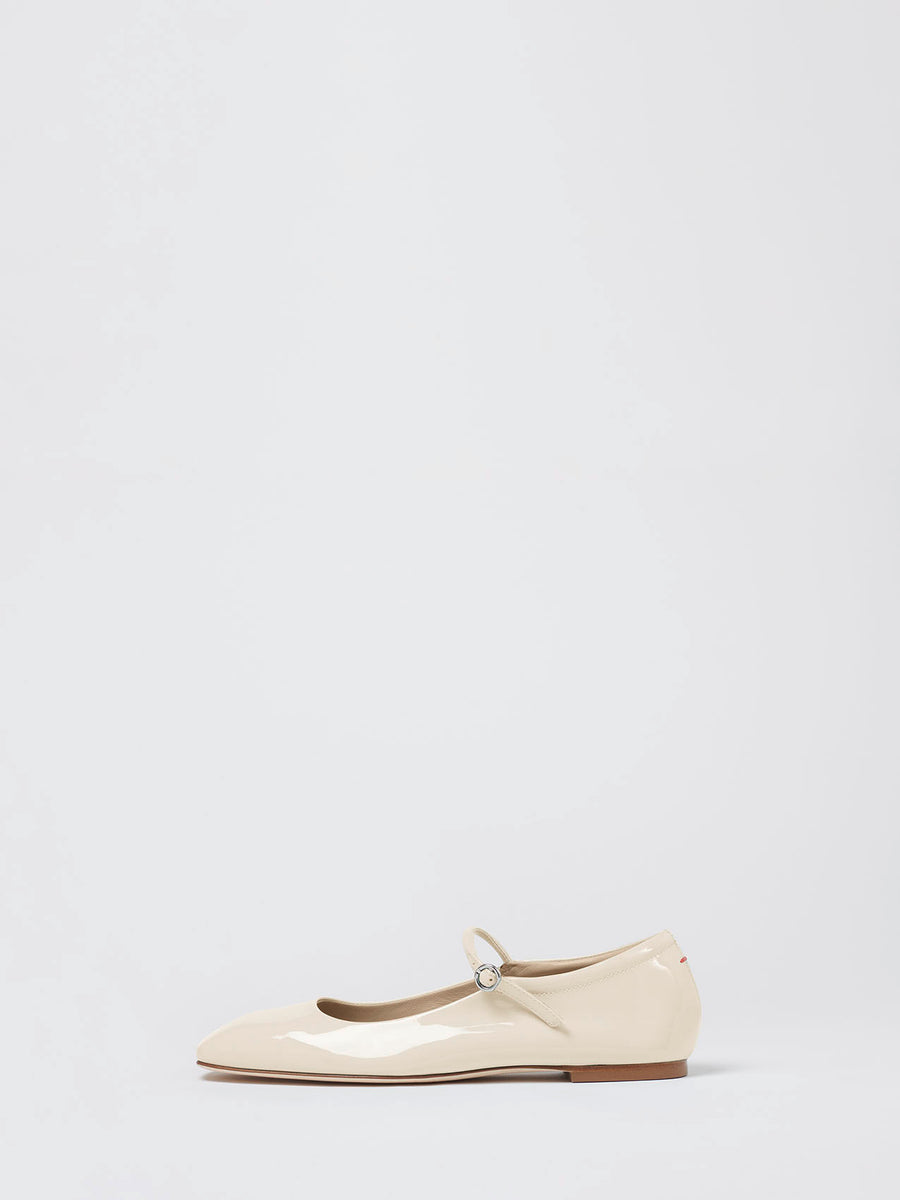 Uma Leather Mary-Jane Flats