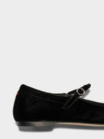 Uma Velvet Mary-Jane Flats - Image 4