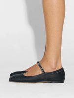 Uma Velvet Mary-Jane Flats - Image 6