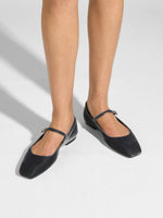 Uma Velvet Mary-Jane Flats - Image 2