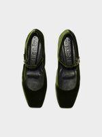 Uma Velvet Mary-Jane Flats - Image 5