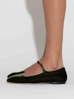 Uma Velvet Mary-Jane Flats - Image 6