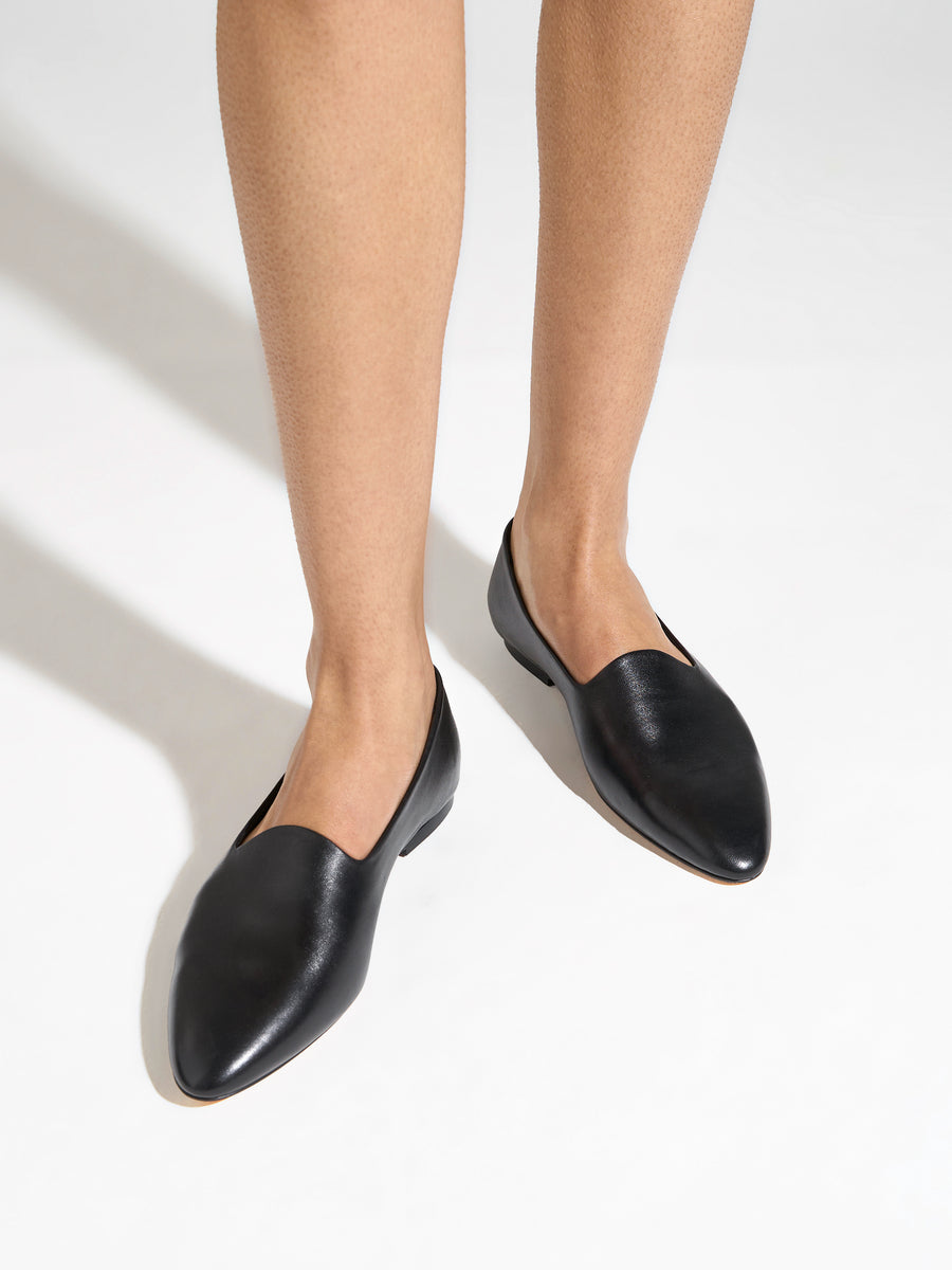 Vanna Almond-Toe Loafers