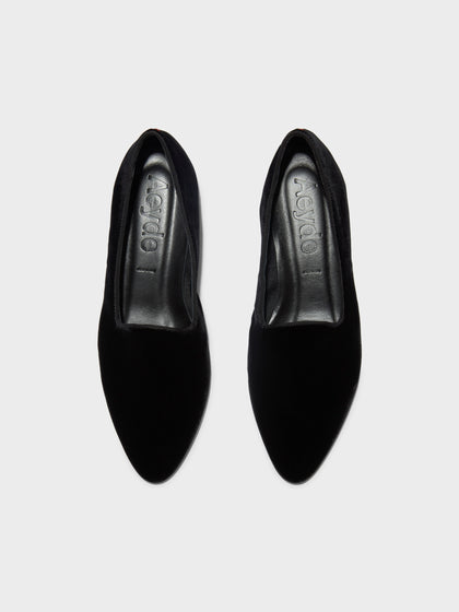Vanna Velvet Leather Flats