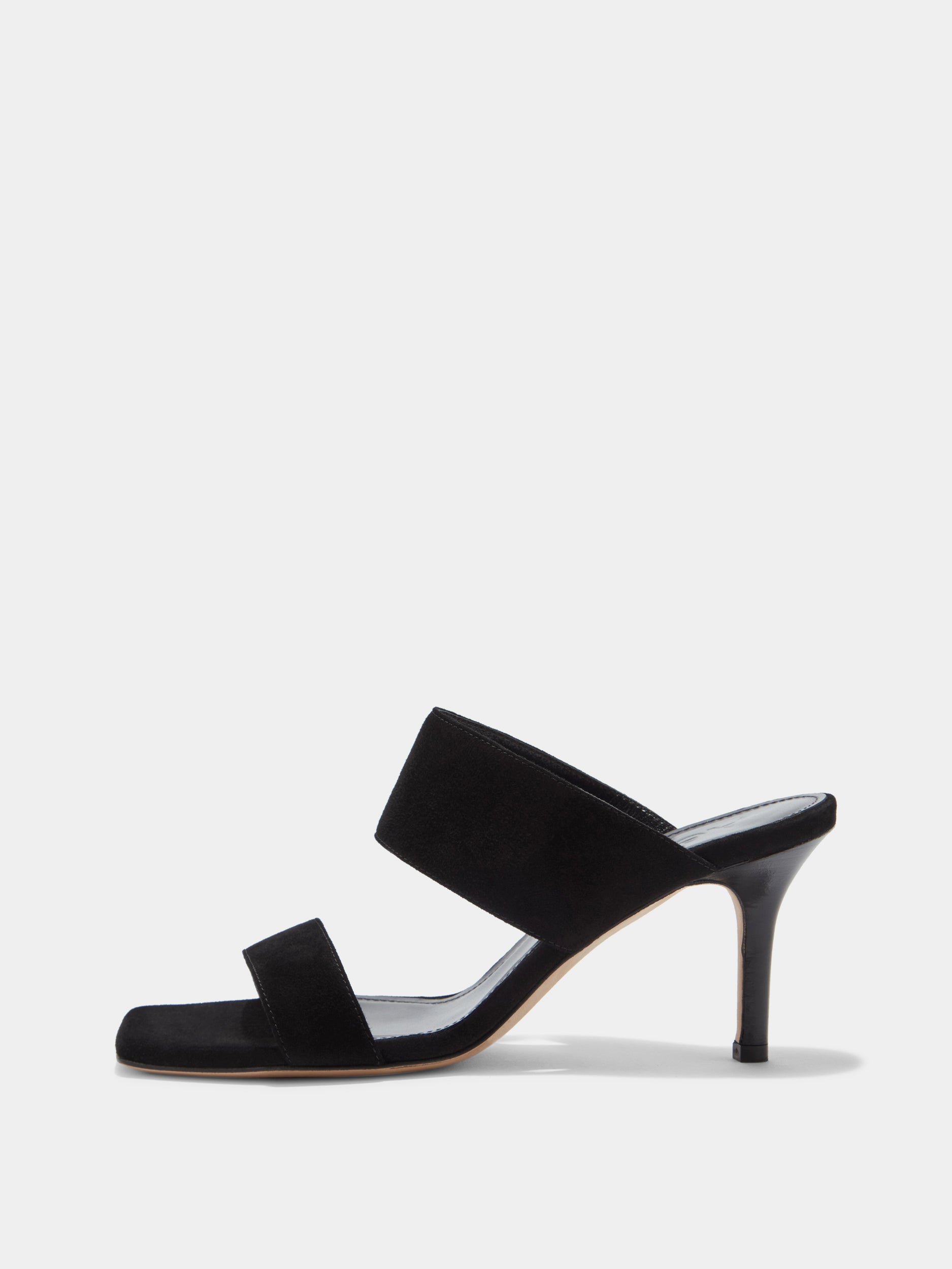 Varvara Suede Stiletto Sandals - Image 1