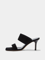 Varvara Suede Stiletto Sandals - Image 1