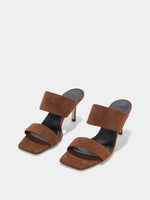 Varvara Suede Stiletto Sandals - Image 2