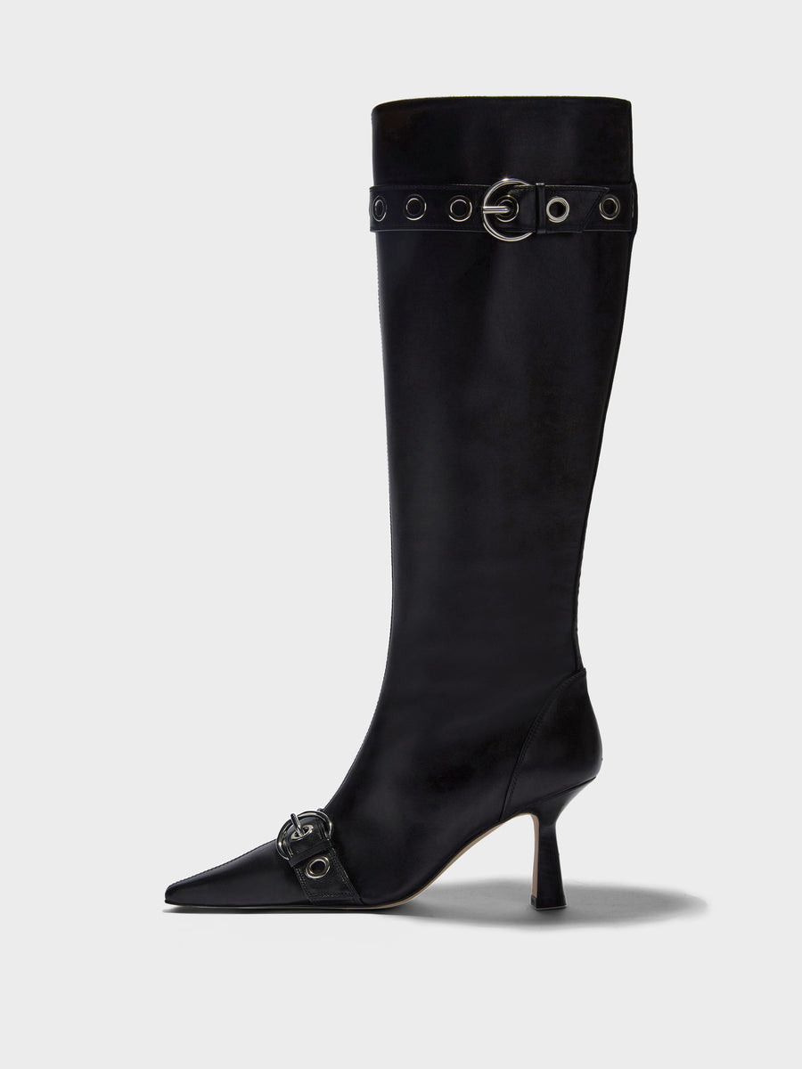 Vivian Eyelet High Boots