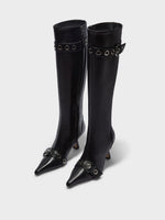 Vivian Eyelet High Boots - Image 3