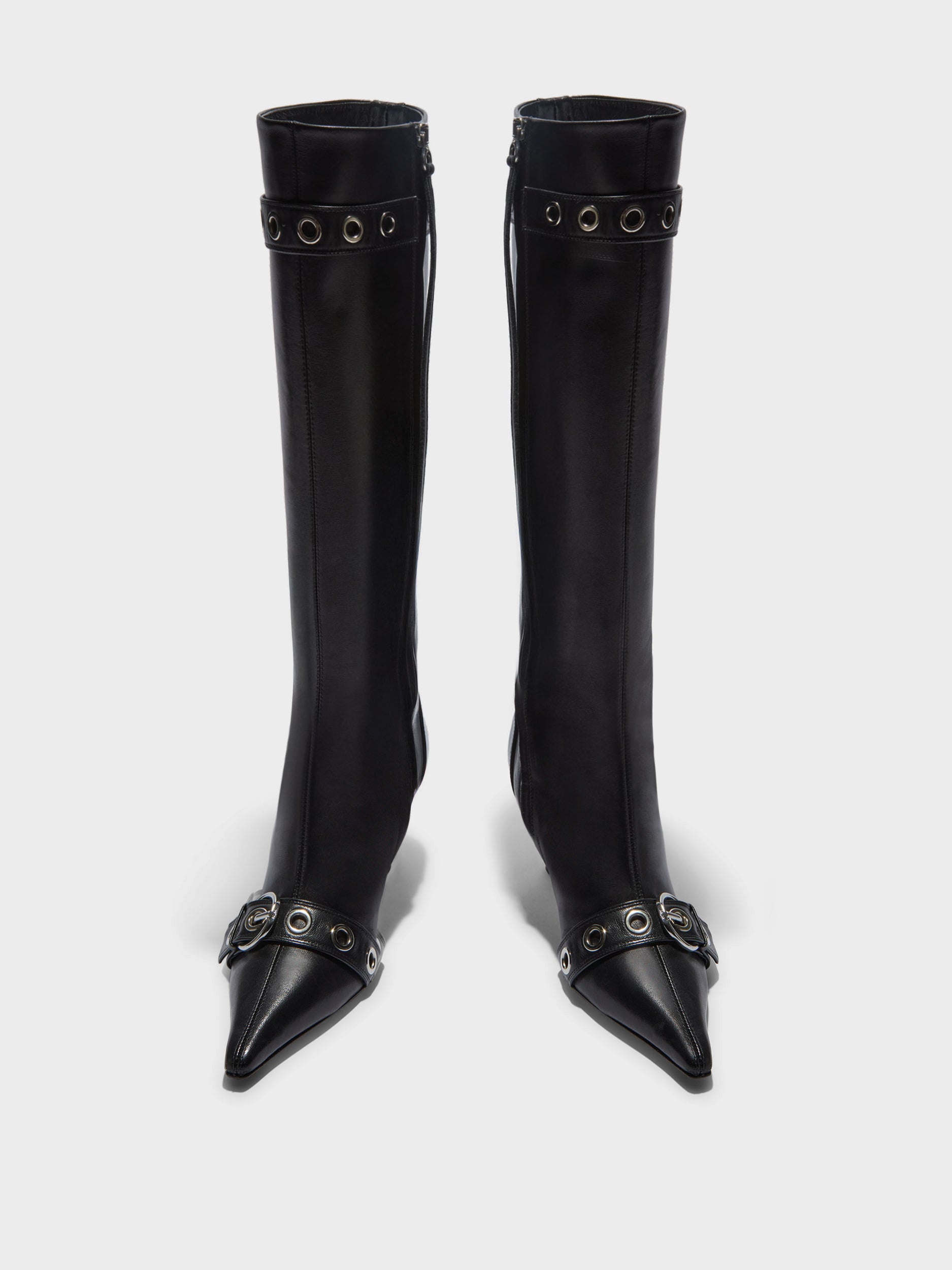 Vivian Eyelet High Boots - Image 5