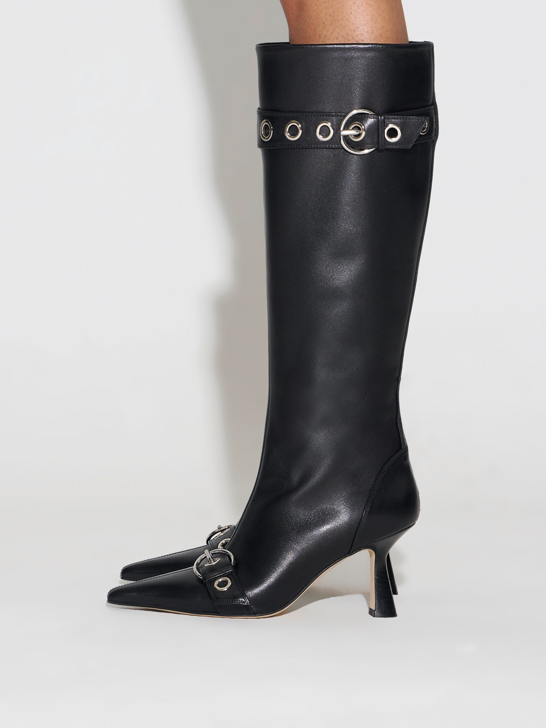Vivian Eyelet High Boots - Image 6