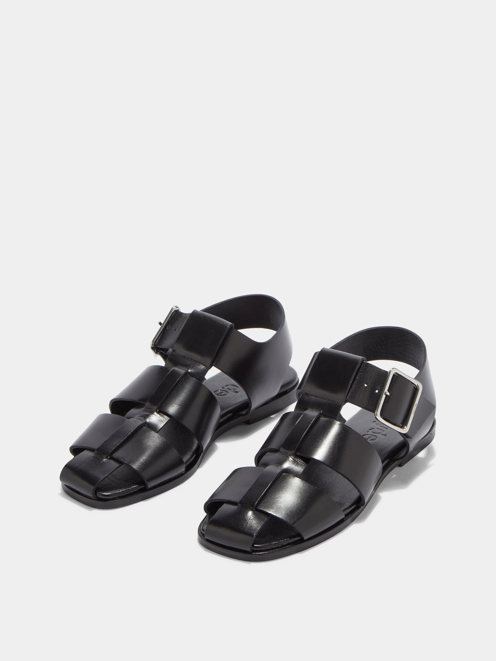 Whit Leather Sandals - Image 2