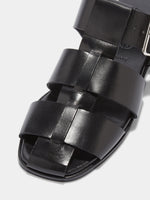 Whit Leather Sandals - Image 3