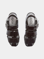 Whit Leather Sandals - Image 5