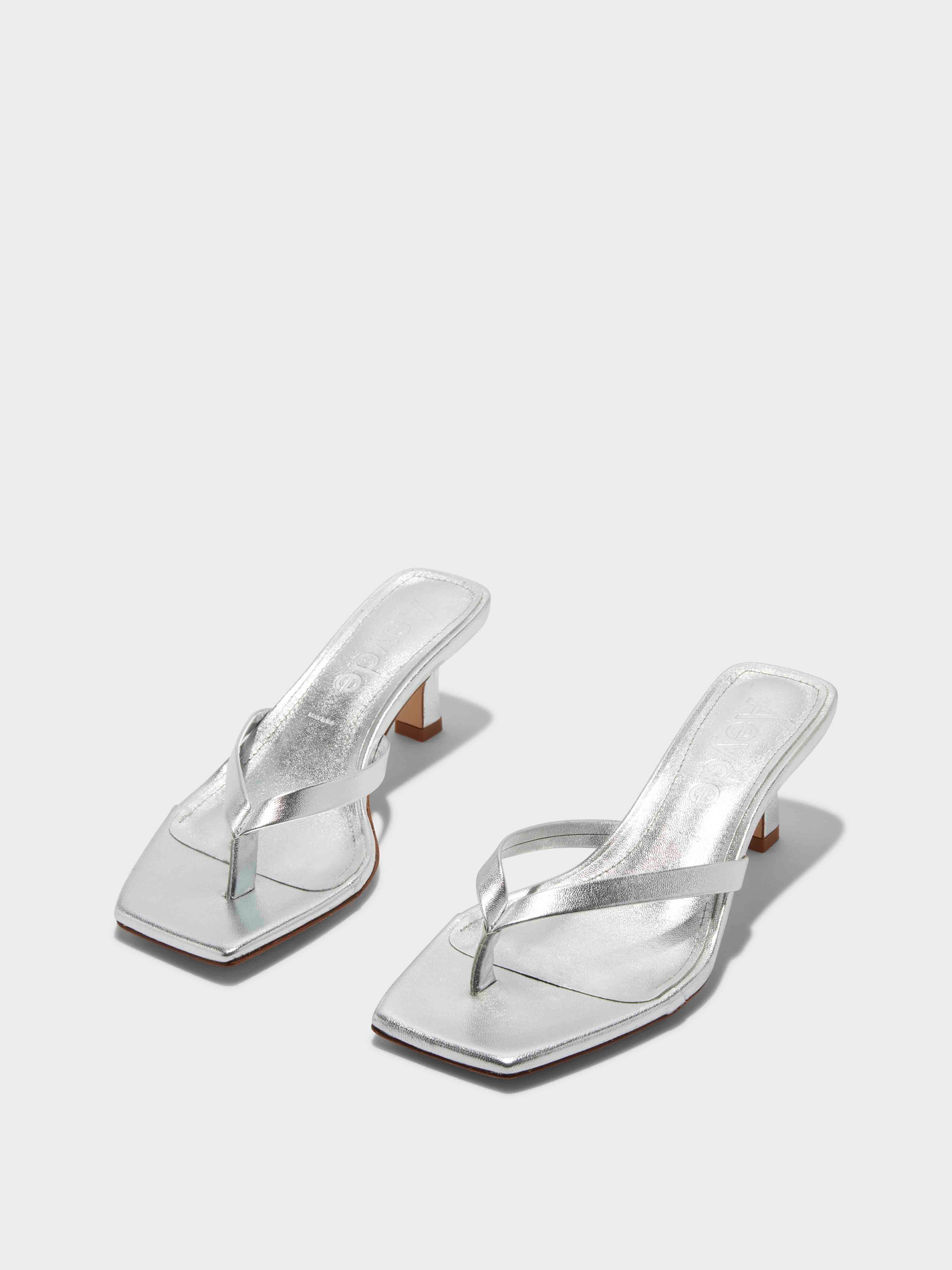 Wilma Leather Thong Sandals - Image 2