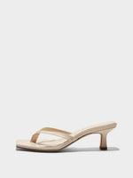 Wilma Leather Thong Sandals - Image 1