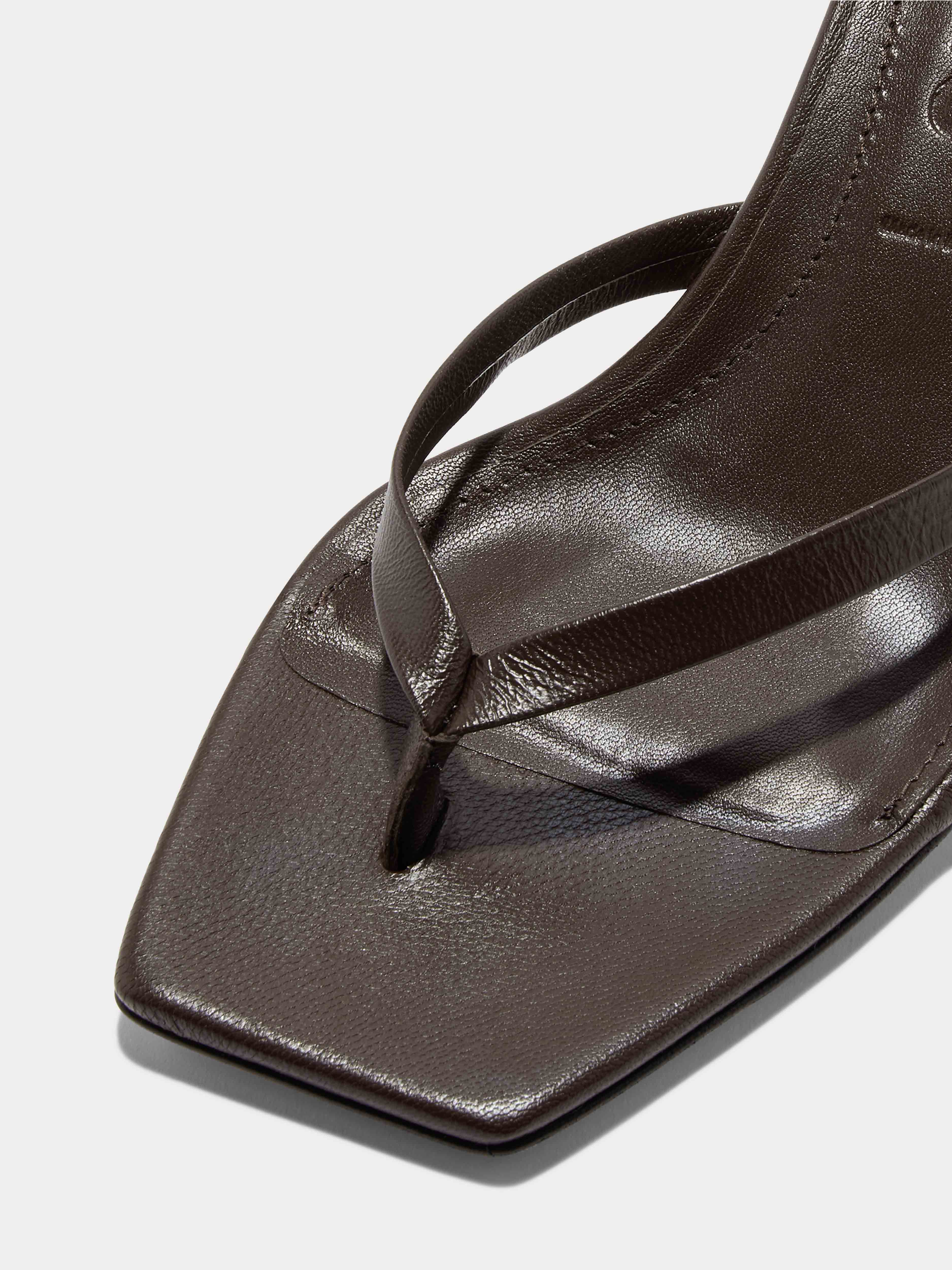 Wilma Leather Thong Sandals - Image 4