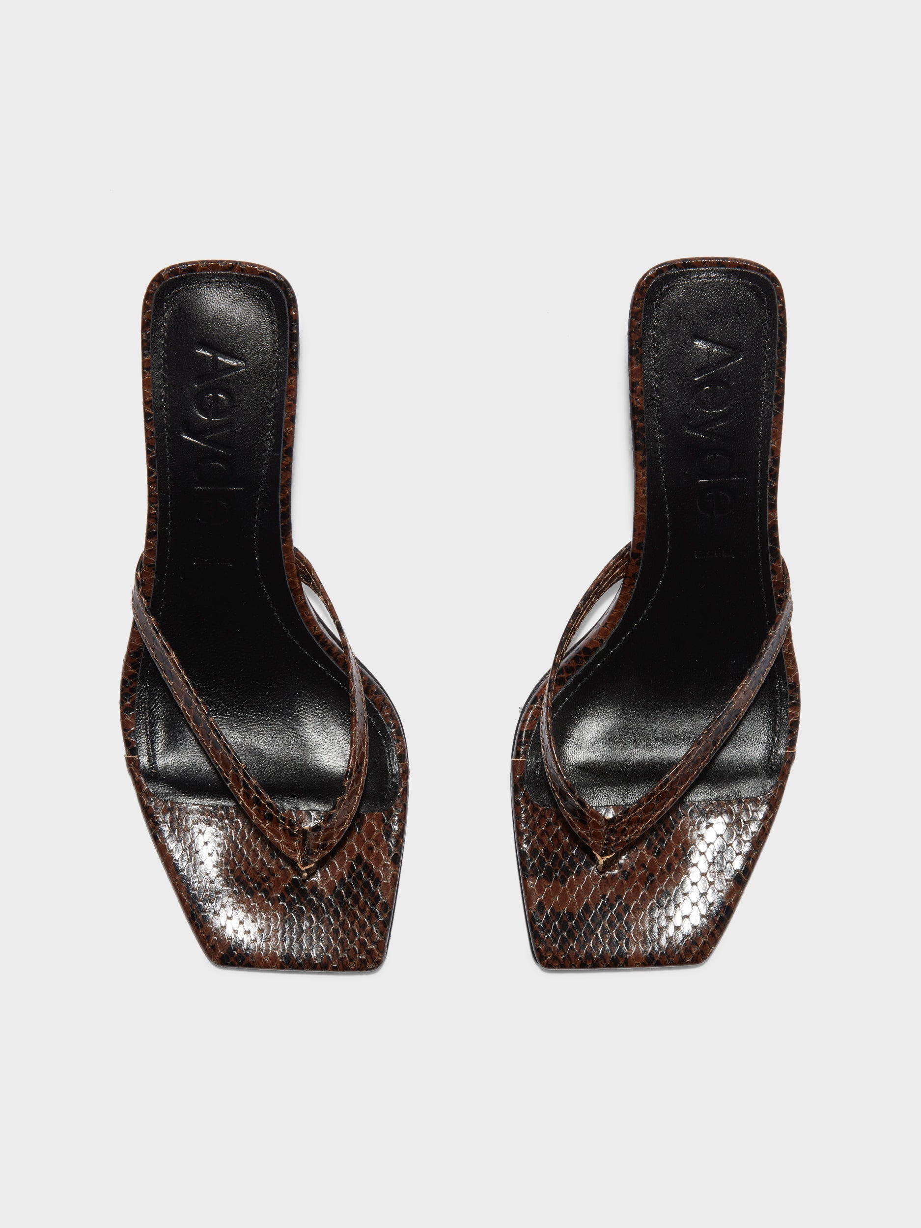Wilma Leather Thong Sandals - Image 5