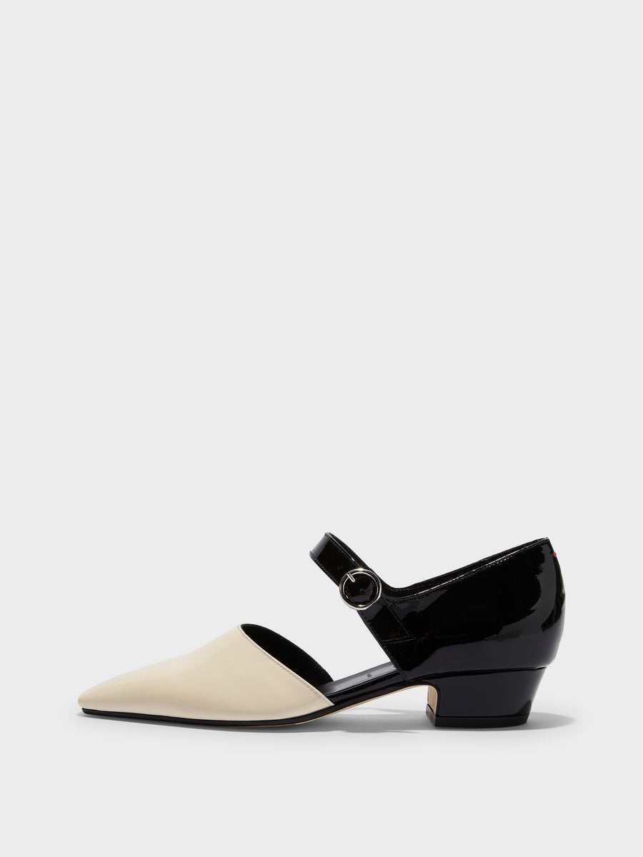 Yara Duo-Tone Mary-Jane Pumps