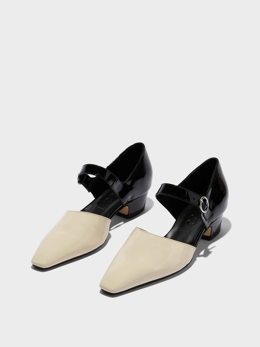 Yara Duo-Tone Mary-Jane Pumps