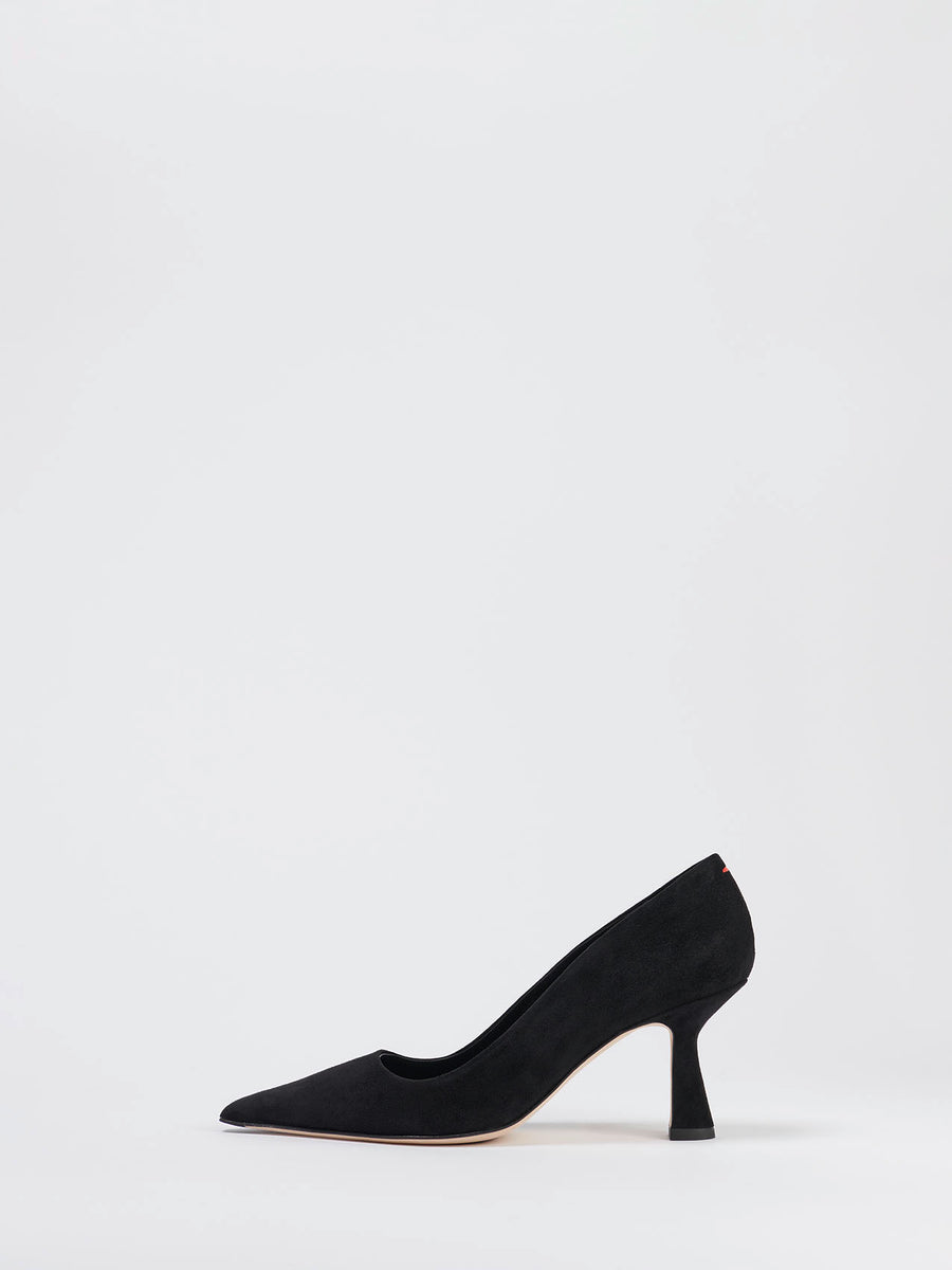 Aeyde Black Aline Heels