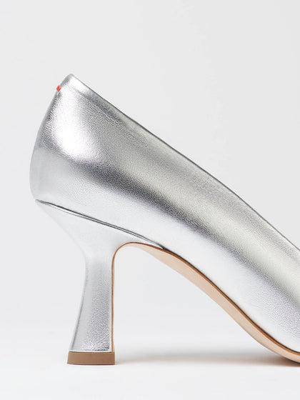 Buy Silver Heeled Shoes for Women by Flat n Heels Online | Ajio.com