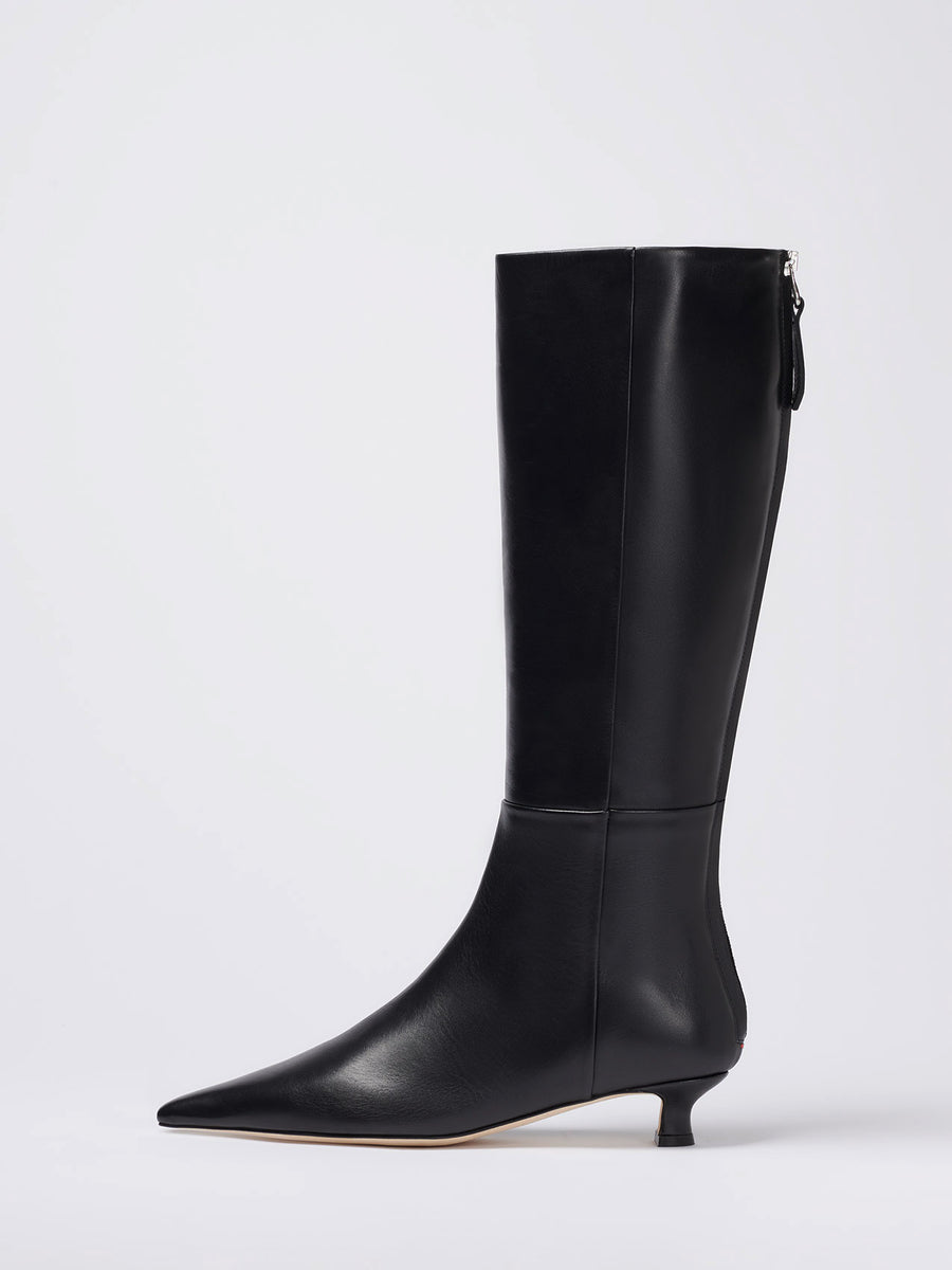 Zazie Leather Knee-High Boots