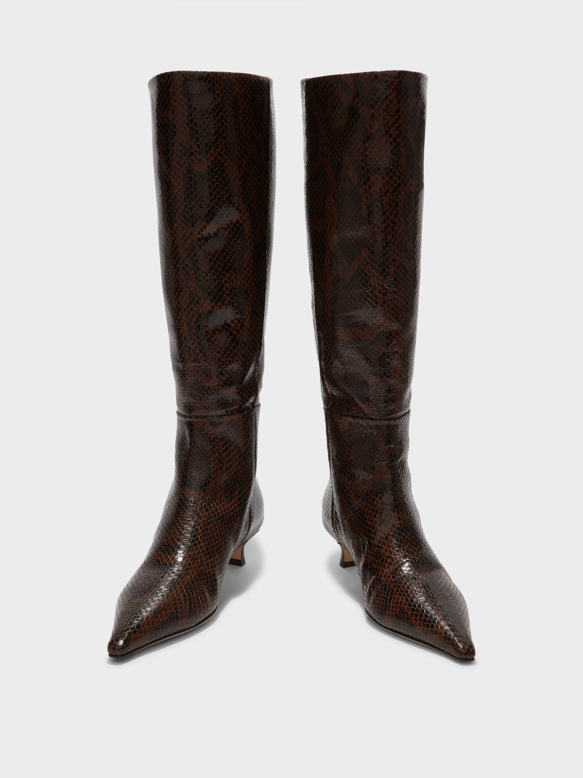Zazie Leather Knee-High Boots - Image 5