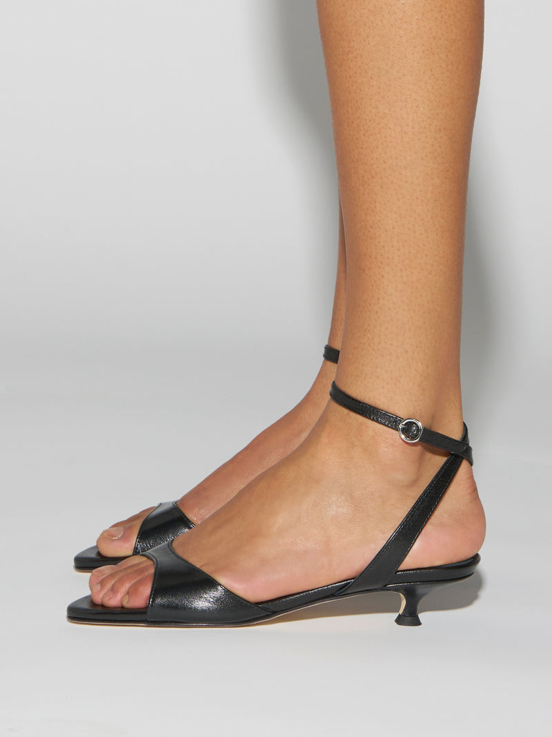 Zelia Kitten-Heel Sandals