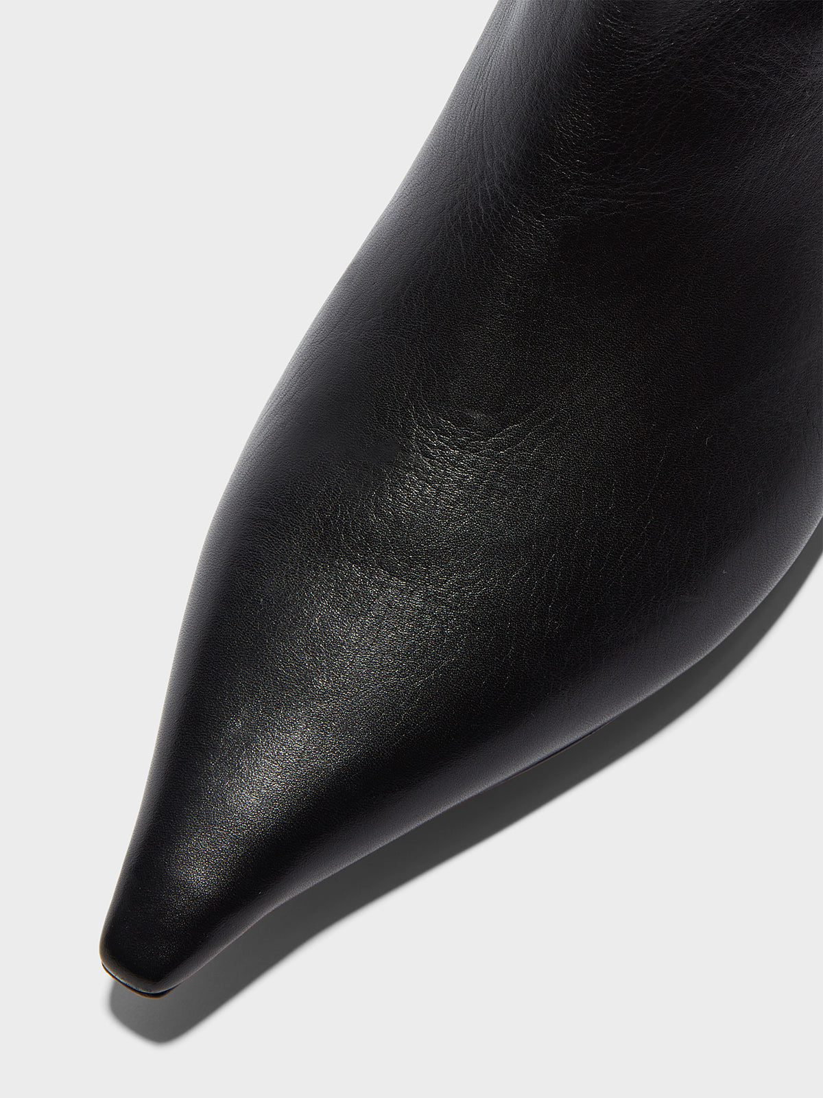 Aeyde | Zoe Leather Ankle Boots for Women | Black Calf | Square Toe | Low Heel | Luxury Materials | Handmade in Italy