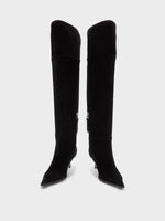 Zsazsa Suede Over-Knee Boots - Image 5