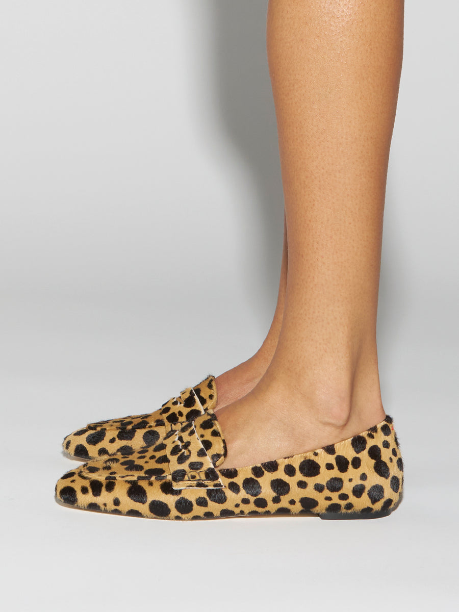 Alfie Leopard Loafers