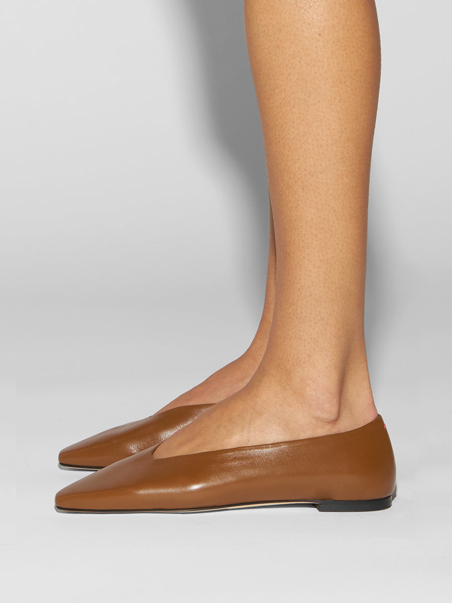 Betty Square-Toe Ballet Flats