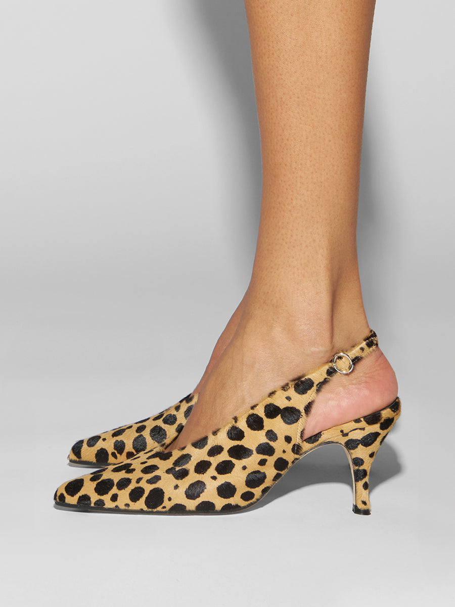 Carla Leopard Hair Pumps