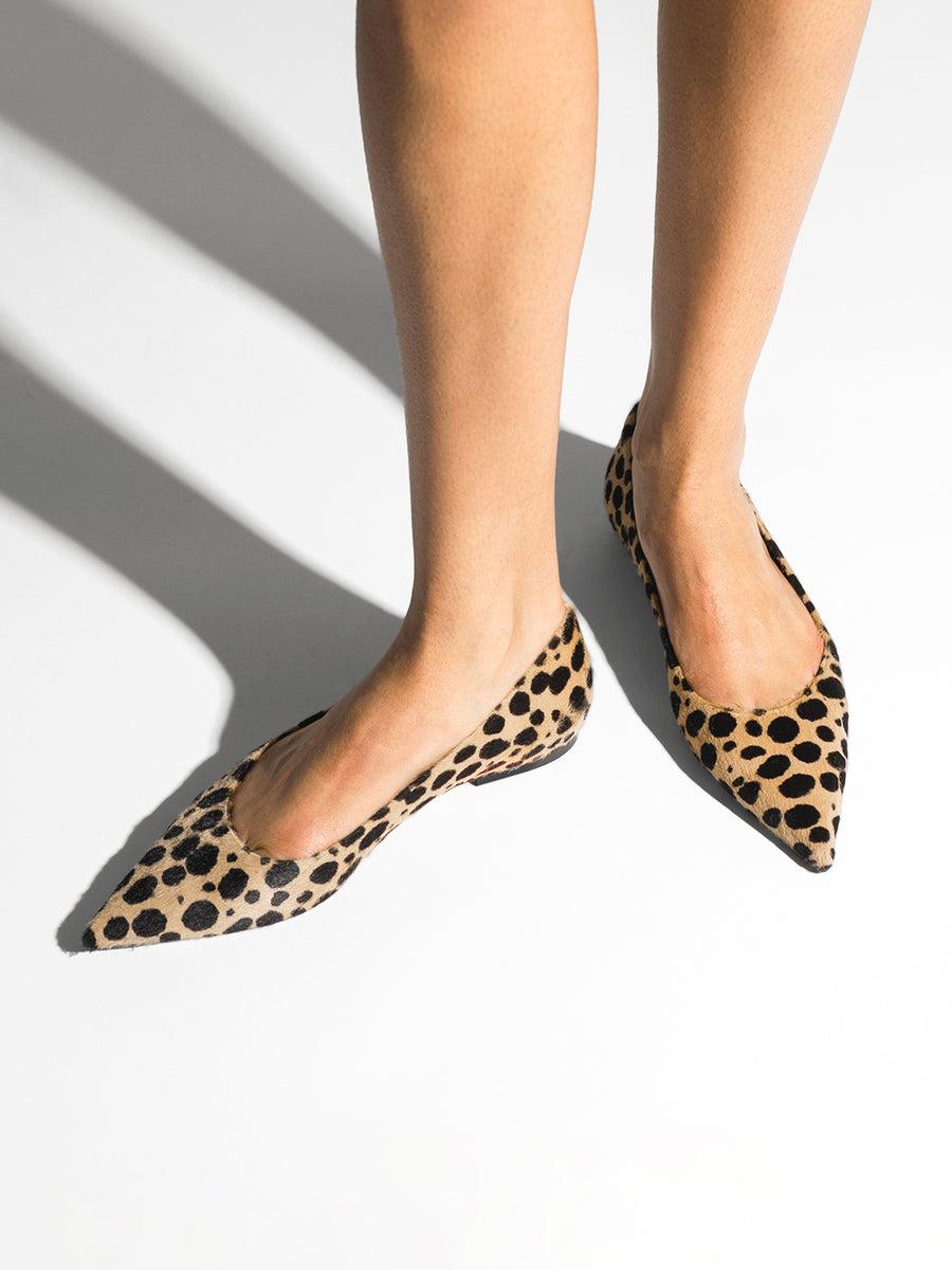 Cassy Leopard Ballet Flats