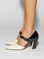 Isidora Duo-Tone Mary-Jane Pumps - Image 6