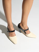 Isidora Duo-Tone Mary-Jane Pumps - Image 2