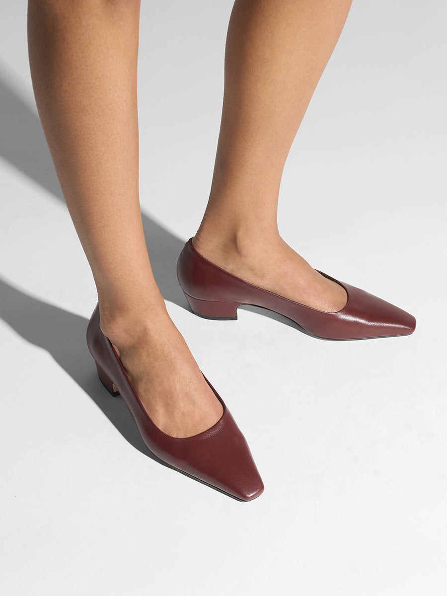 Rory Square-Toe Pumps