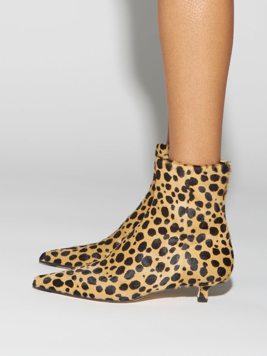 Sofie Leopard Ankle Boots