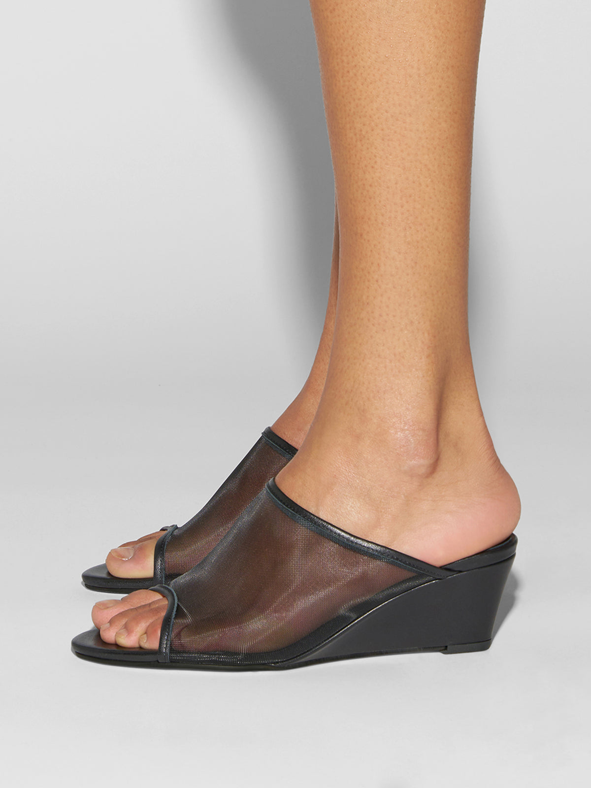Suzanne Mesh Wedge Sandals
