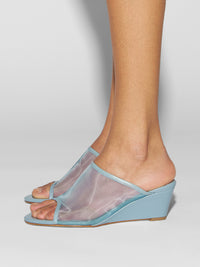Suzanne Mesh Wedge Sandals