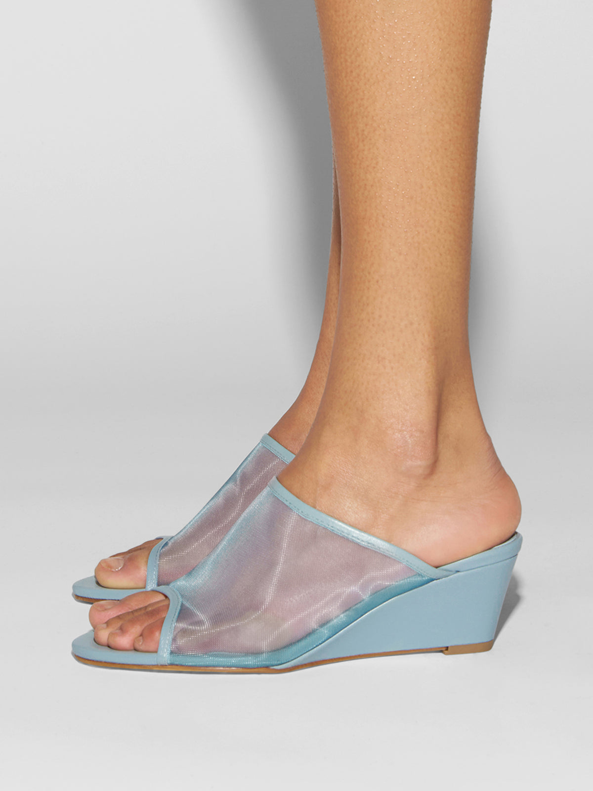 Suzanne Mesh Wedge Sandals