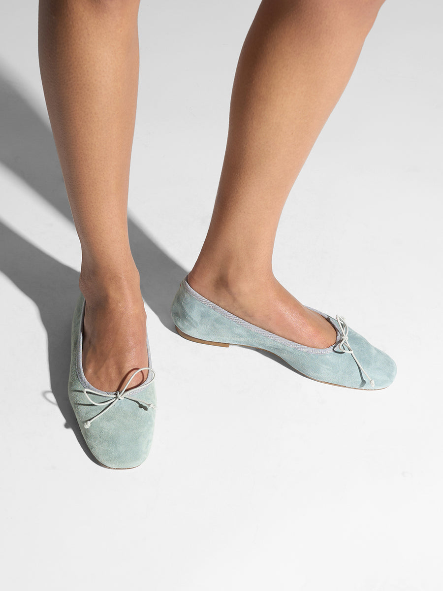 Tiby Suede Ballet Flats