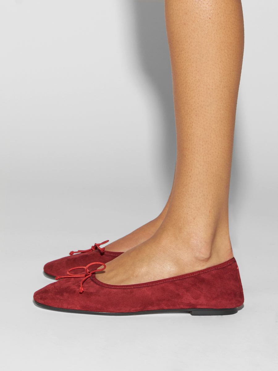Tiby Suede Ballet Flats