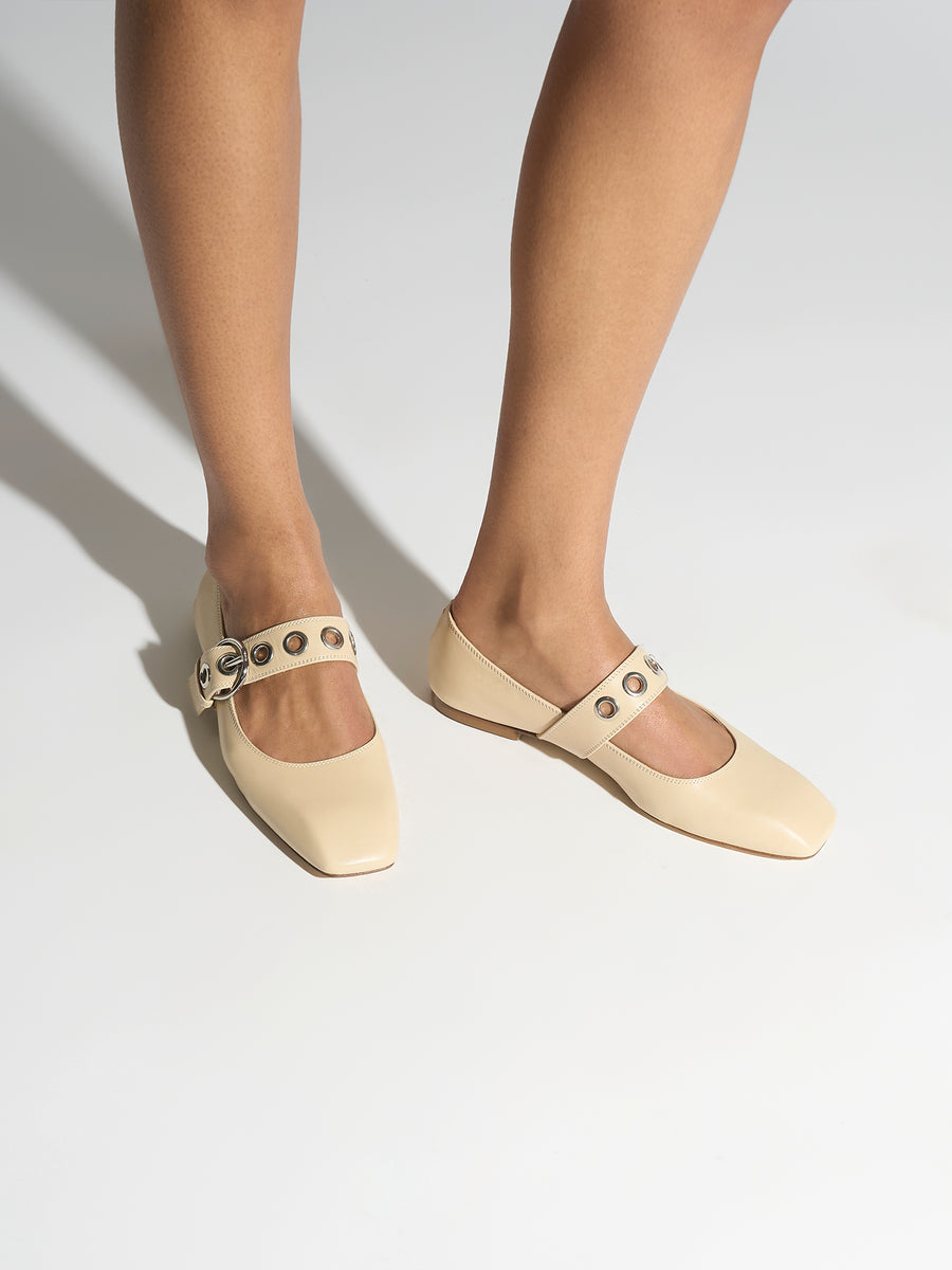 Uma Eyelet Mary-Janes