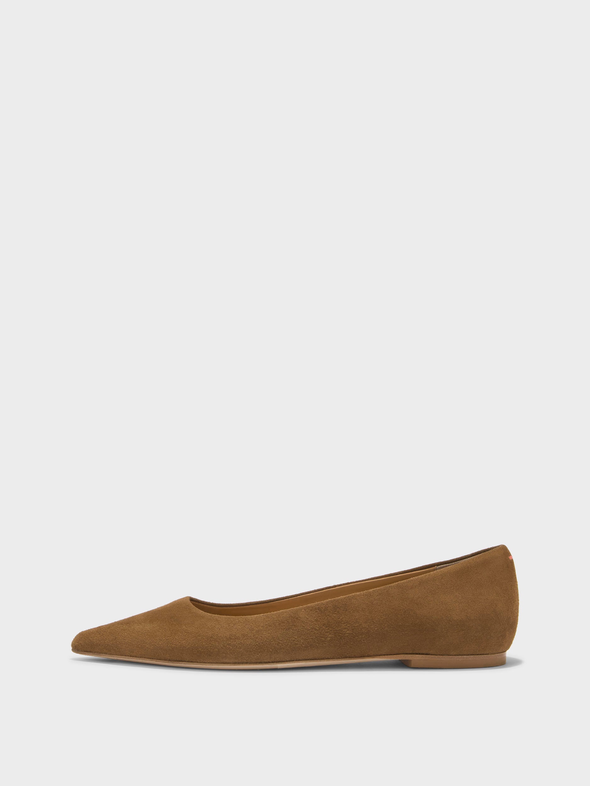 Cassy Pointed-Toe Suede Flats - Image 1