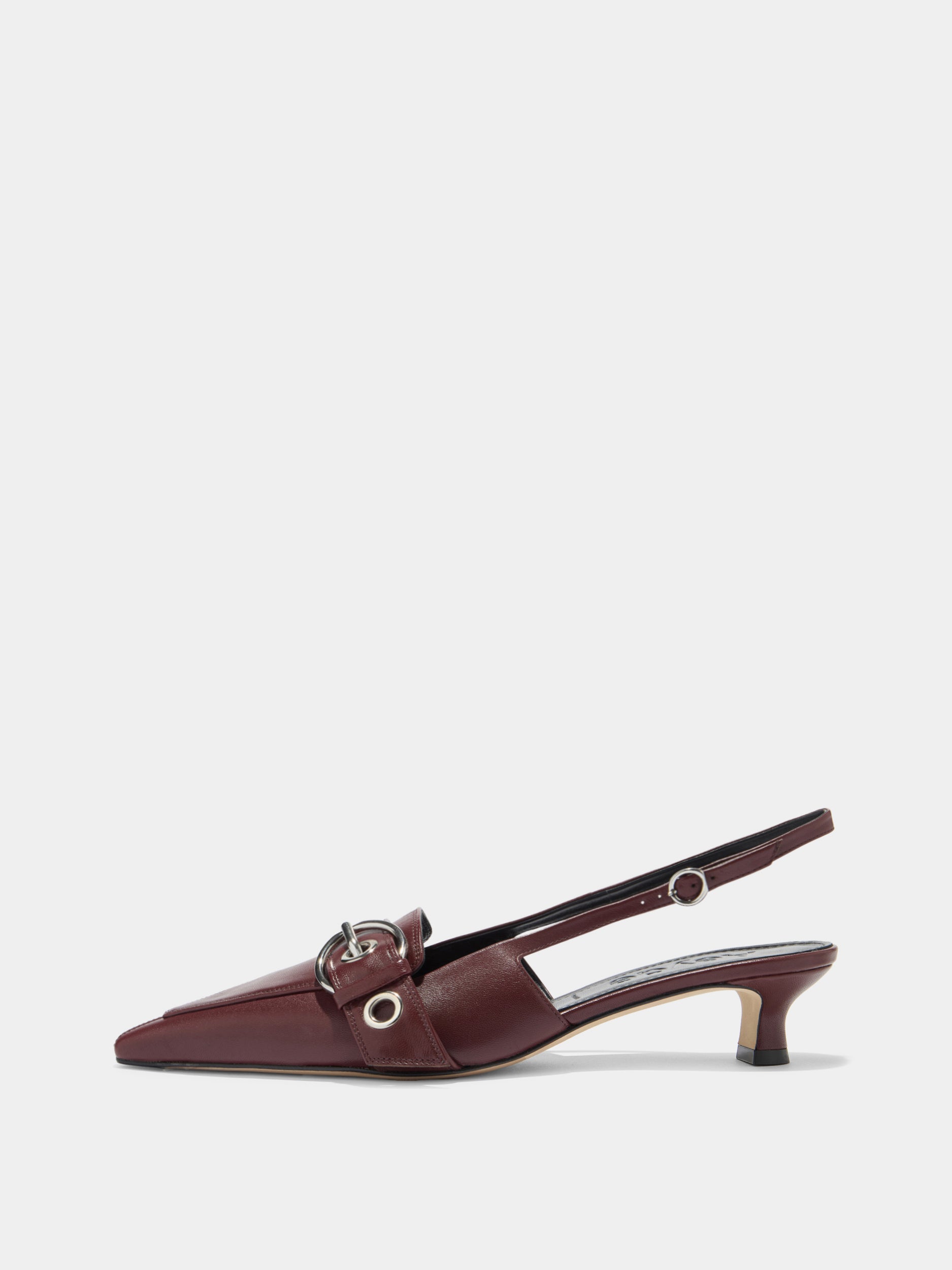 Davina Eyelet Slingback Pumps - Image 1